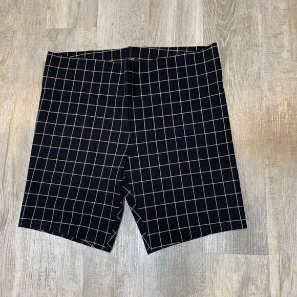 NWT Loft Sculpt Bike shorts and Plaid print size XL - Picture 10 of 15
